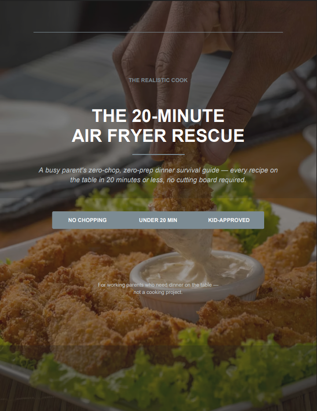 The 20-Minute Air Fryer Rescue (The Realistic Cook Edition)